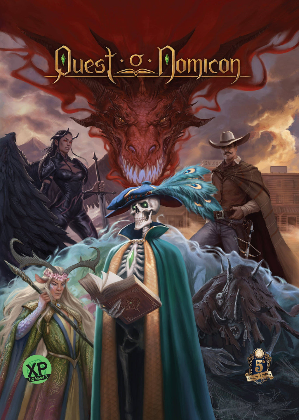 Quest-O-Nomicon: 30 Level 1 Adventures for 5e (Hardcover)