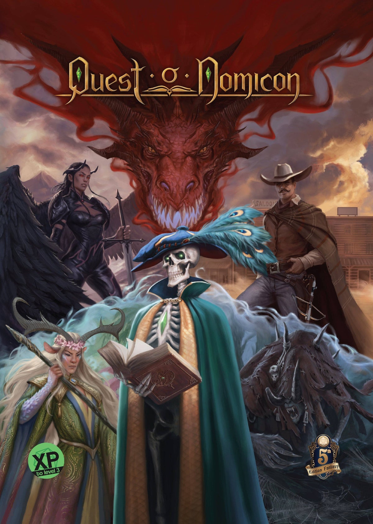 Quest-O-Nomicon: 30 Level 1 Adventures for 5e (Hardcover)
