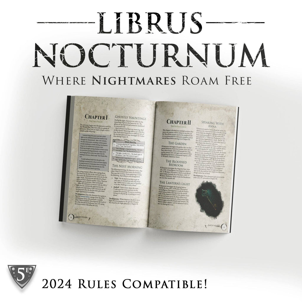 Librus Nocturnum: 13 D&D 5e Adventures (Hardcover)