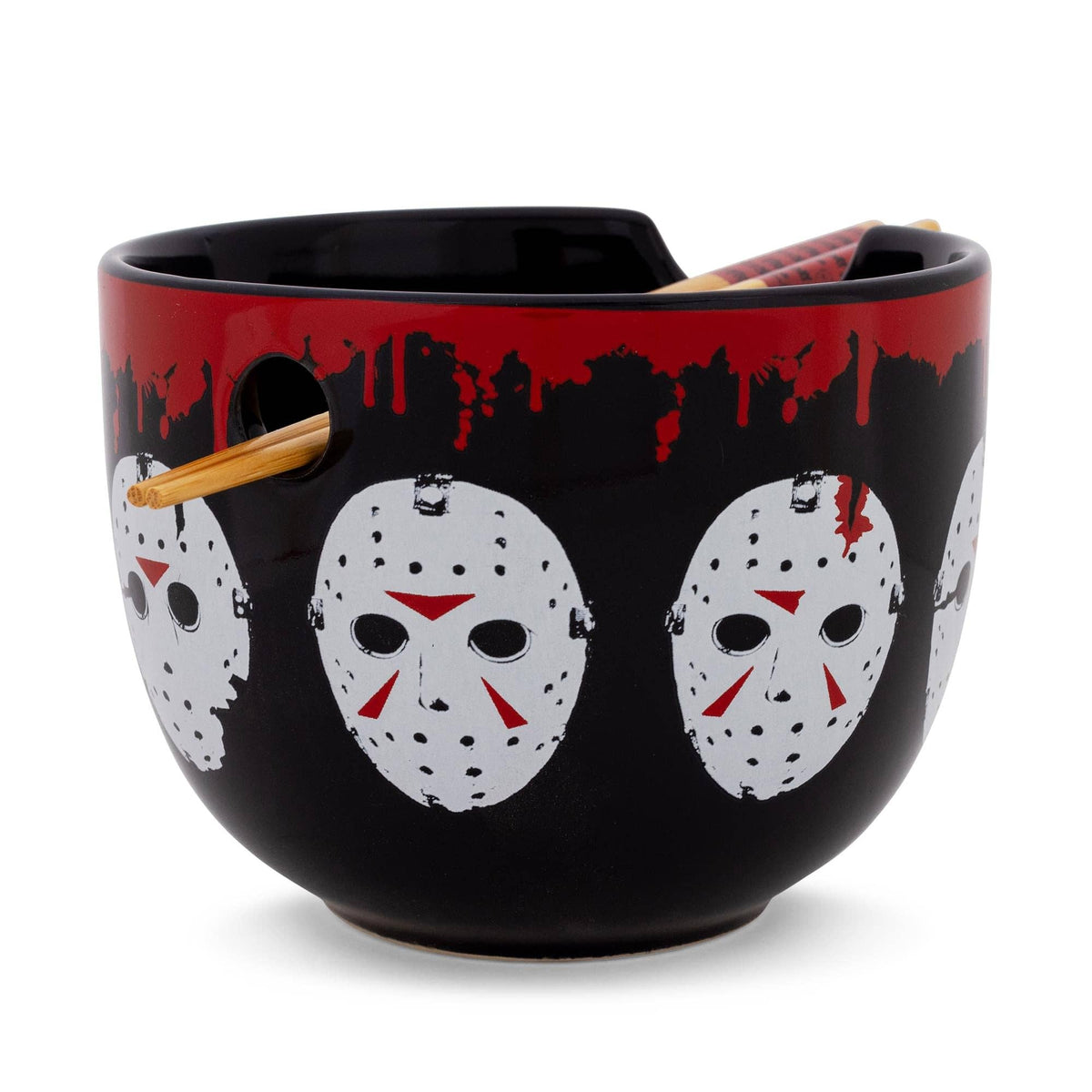 Friday the 13th Jason Mask 20 oz Ramen Bowl Set