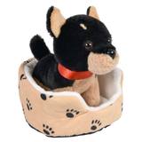 (T) 8" DOG IN BED