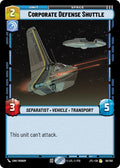 Corporate Defense Shuttle