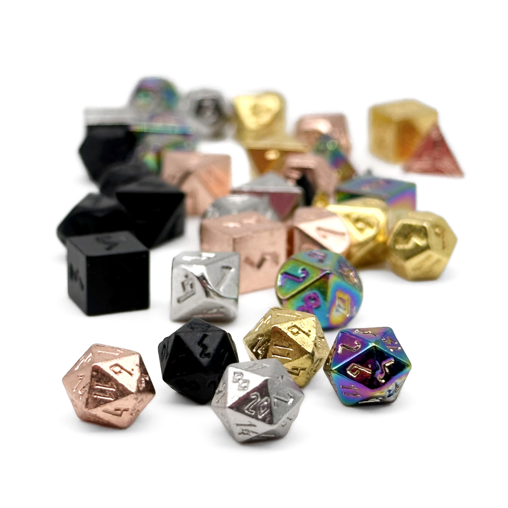 Norse Foundry Pixie Mini Metal Dice Set in Scorched