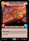 Dooku's Solar Sailer - Droid Army Portent
