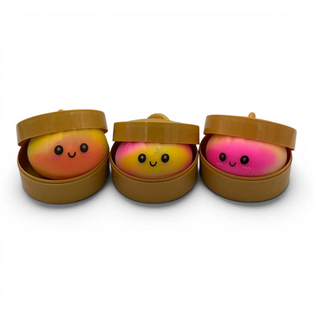 Tie Dye Neon Bun Squishy Toys – 12ct PDQ