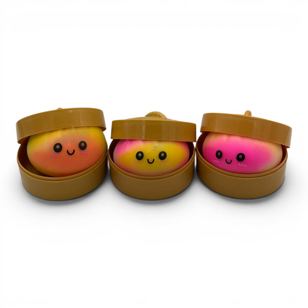 Tie Dye Neon Bun Squishy Toys – 12ct PDQ