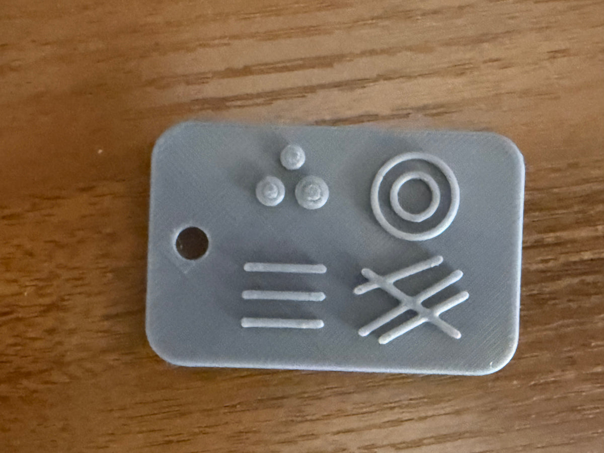 Mixed 01 3D printed tactile sensory pocket fidget