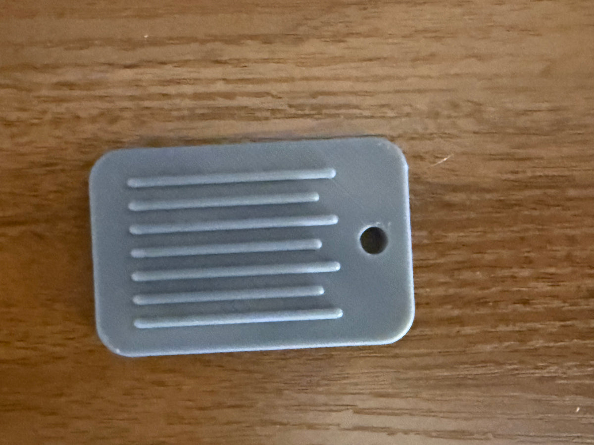 Groove 01 3D printed tactile sensory pocket fidget