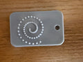 Spiral 01 3D printed tactile sensory pocket fidget