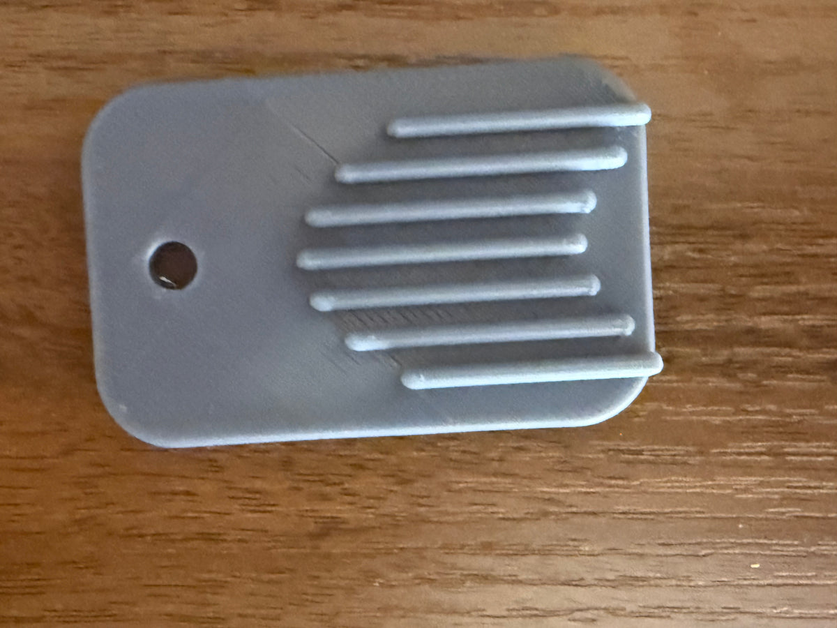 Scale 01 3D printed tactile sensory pocket fidget