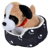 (T) 8" DOG IN BED