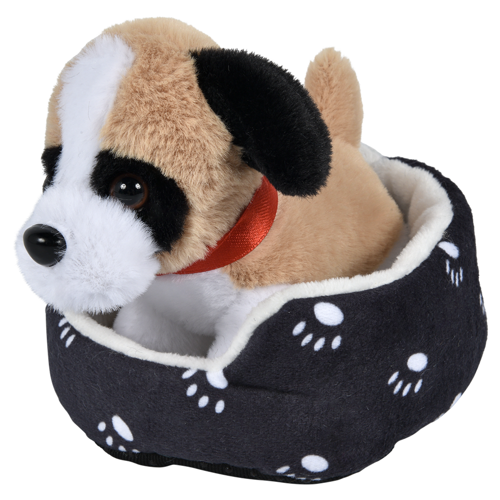 (T) 8" DOG IN BED