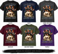 Bat Shit Crazy Social Club T-shirt available in black, navy, dark heather, maroon, military green, and purple