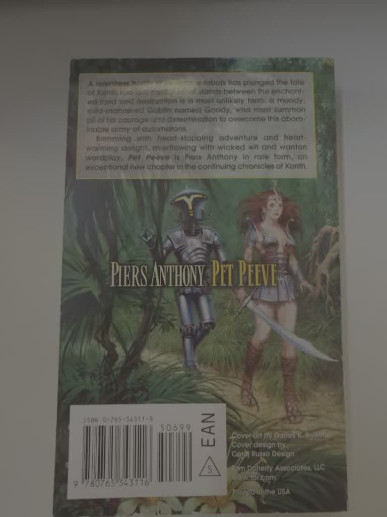 Pet Peeve - Piers Anthony - Xanth Book 29 - Tor Paperback photo 2