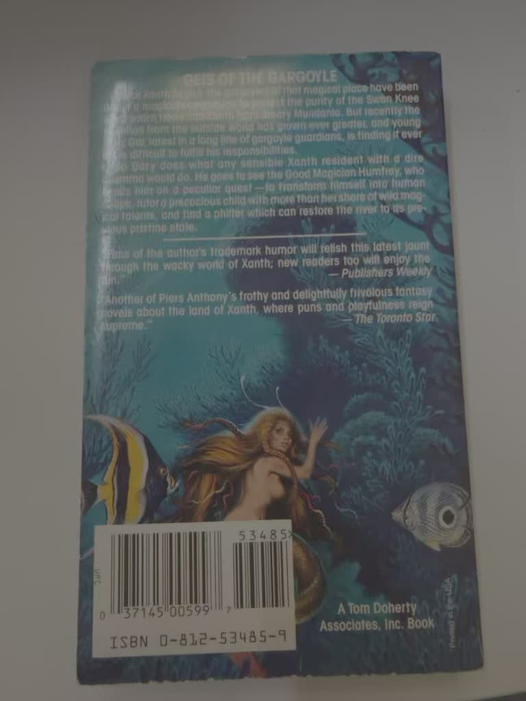 Geis of the Gargoyle - Piers Anthony - Xanth Book 18 - Tor Paperback photo 2