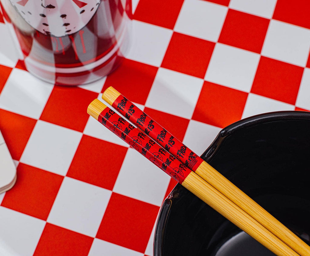 Friday the 13th Jason Mask 20 oz Ramen Bowl Set