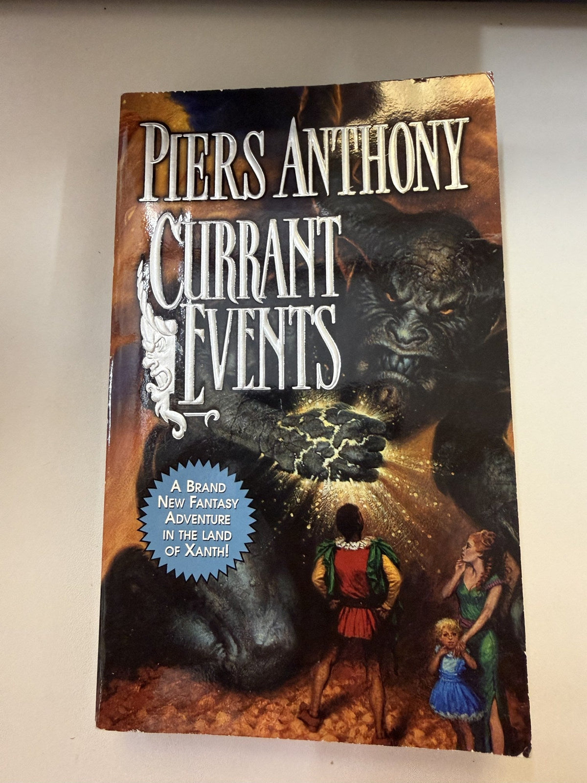 Front cover of actual Currant Events paperback