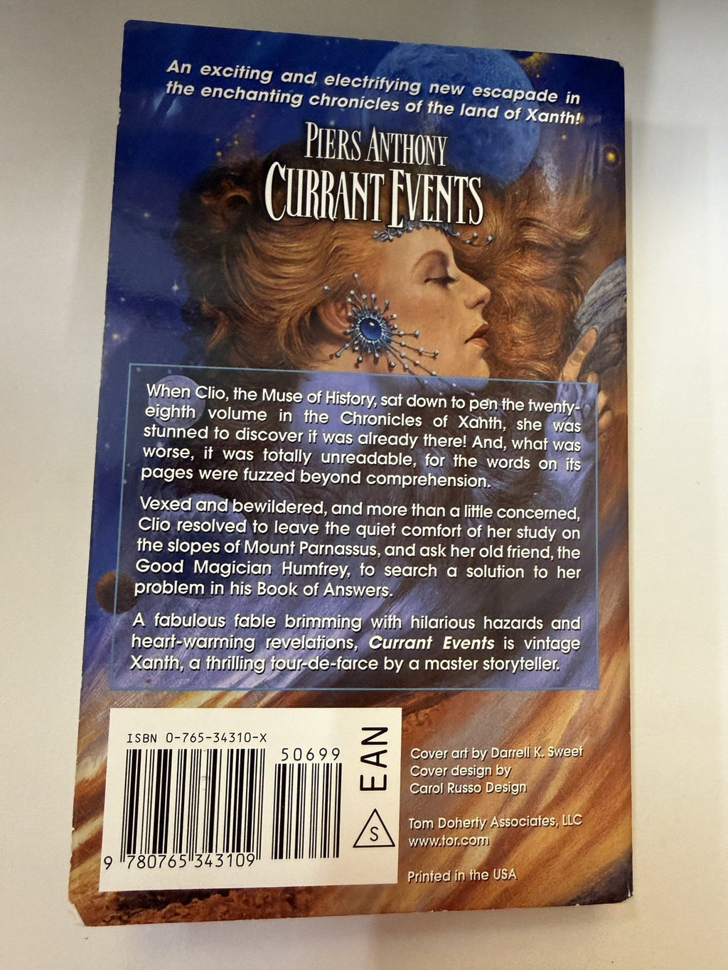 Back cover with barcode and ISBN of actual used book