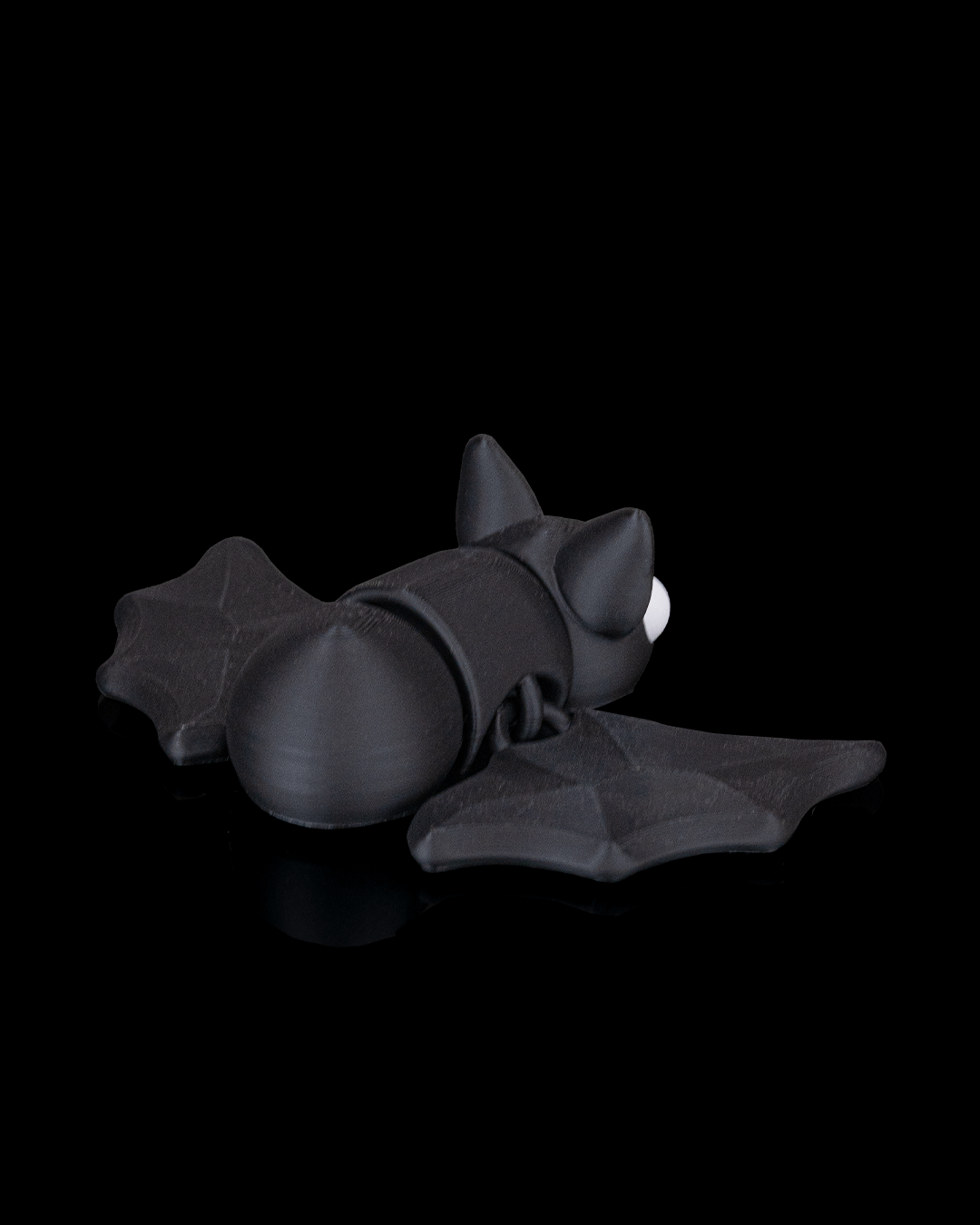 Dozy Bat articulated 3D printed flexi bat rear angled view