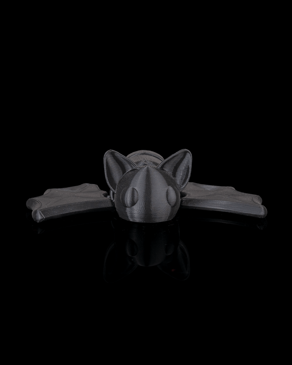 Dozy Bat articulated 3D printed flexi bat rear view