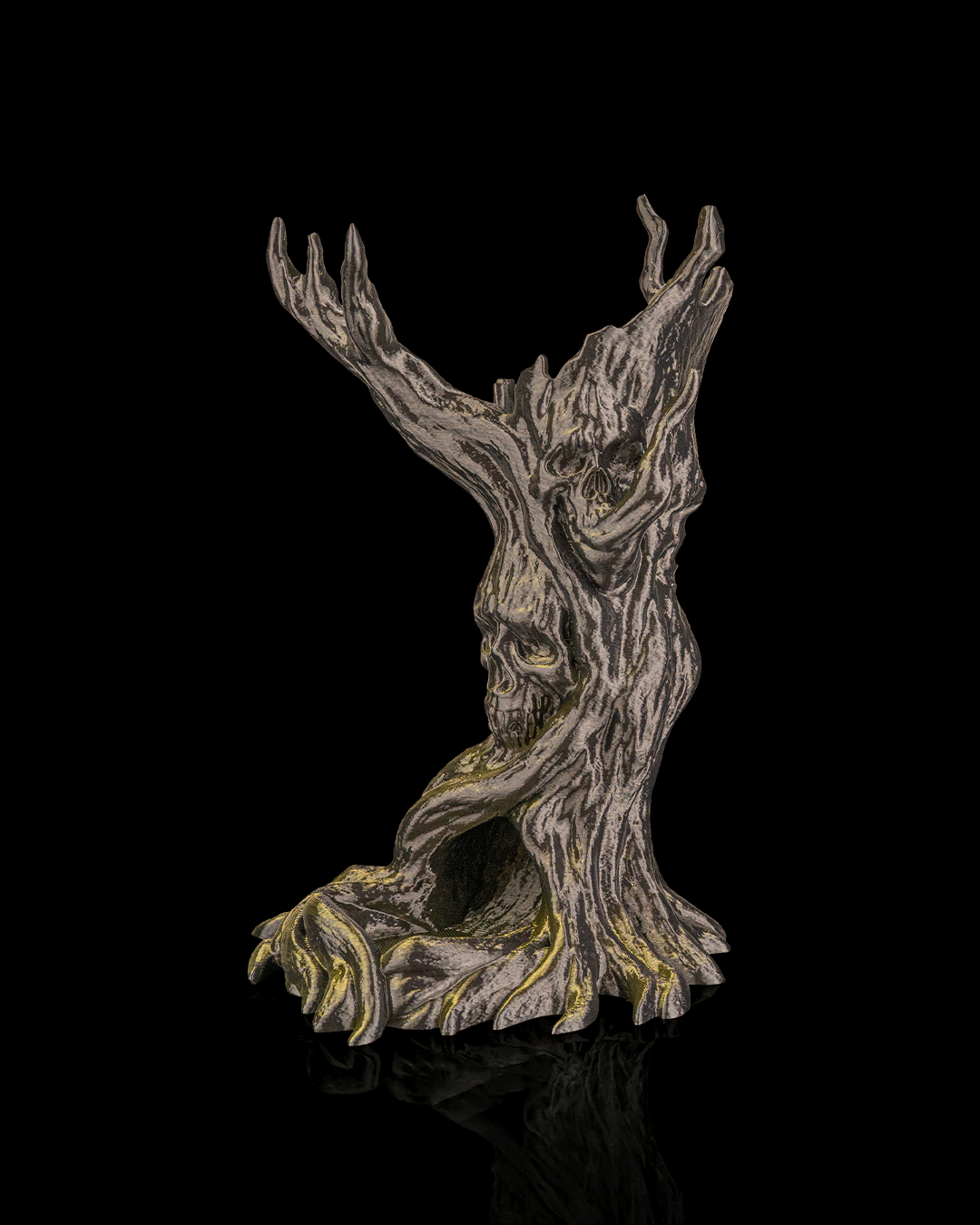 The Dreadwood dice tower angled view