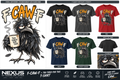 F-CAW-F Too Tired For This ragged crow T-shirt mockups