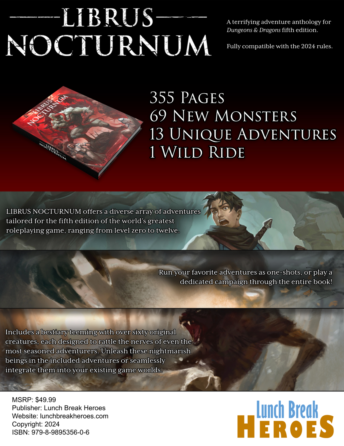 Librus Nocturnum: 13 D&D 5e Adventures (Hardcover)