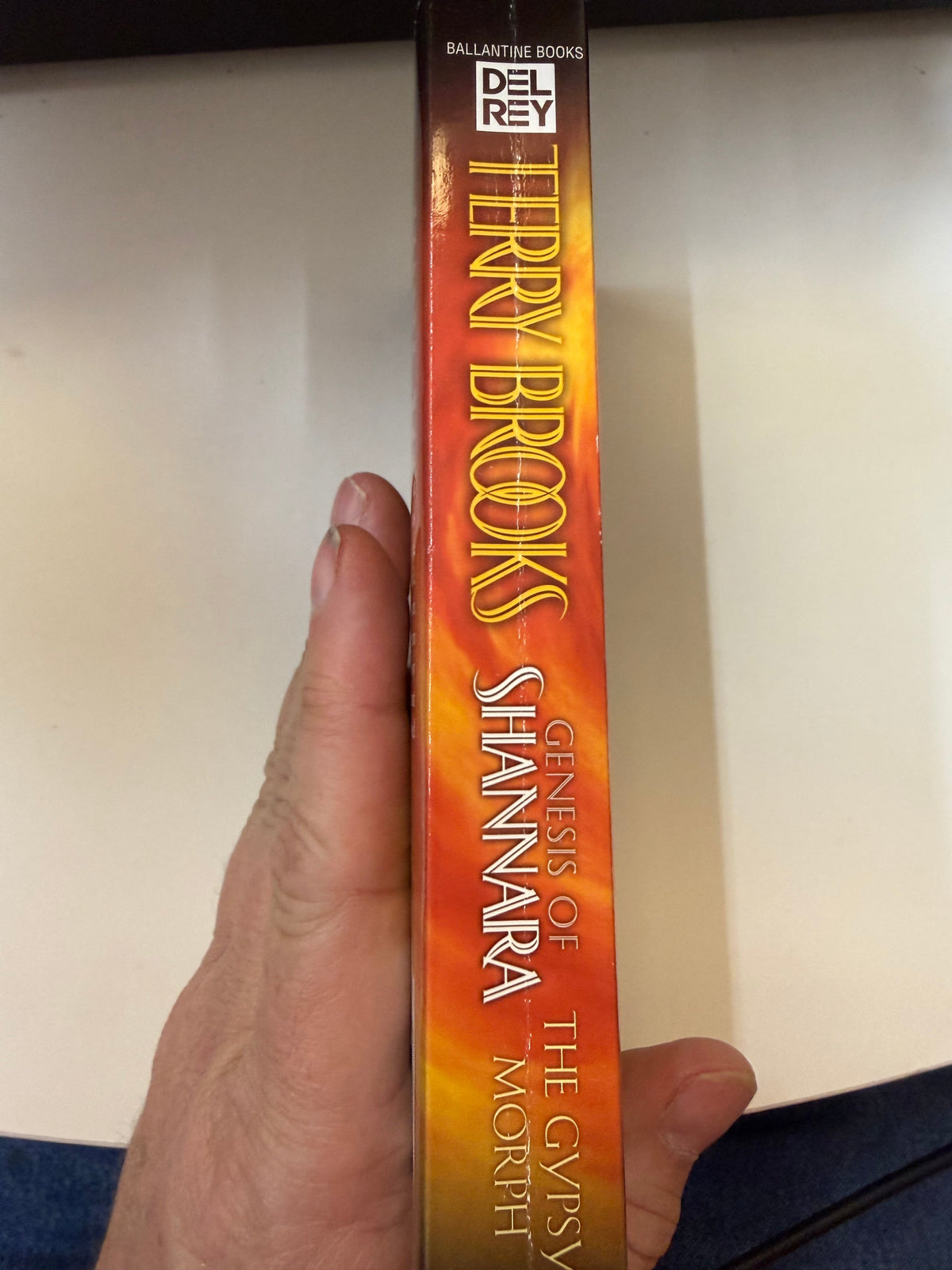 Actual spine of Gypsy Morph used paperback