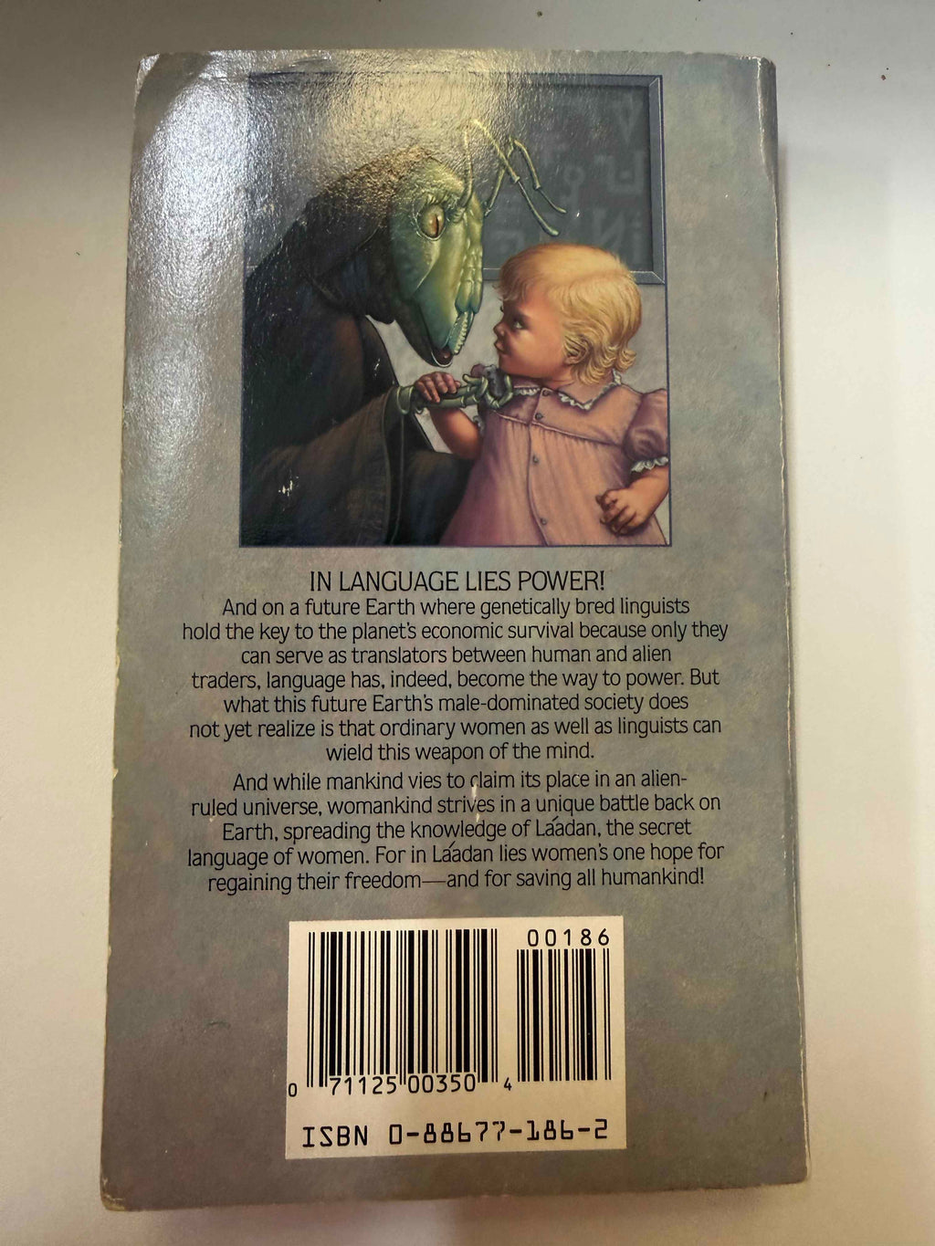 Actual copy back cover ISBN 0886771862