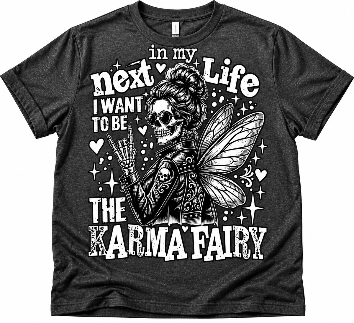 Karma Fairy dark heather T-shirt