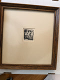 Workmen | Signed 1986 Numbered 2/15 Miniature Etching Framed front photograph