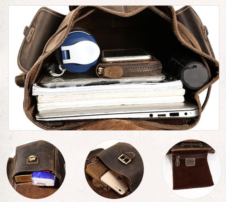 The Thorsen Backpack | Small Handmade Genuine Leather Backpack