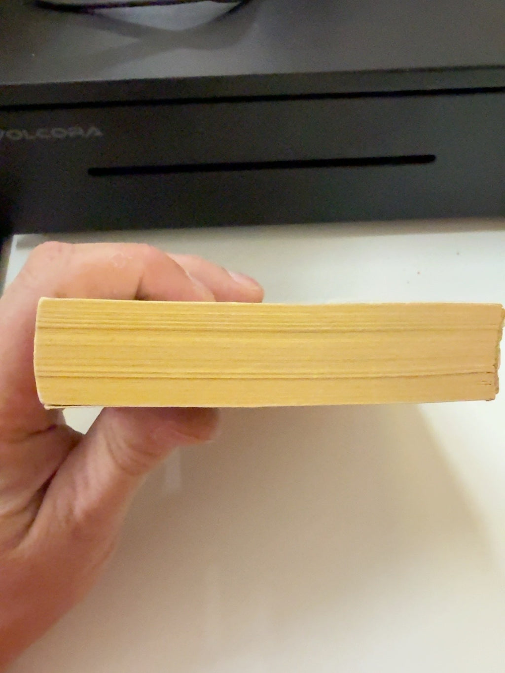 Shadows of Sanctuary page edges - actual used copy