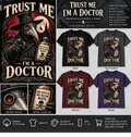 Trust Me I'm a Doctor plague doctor T-shirt artwork