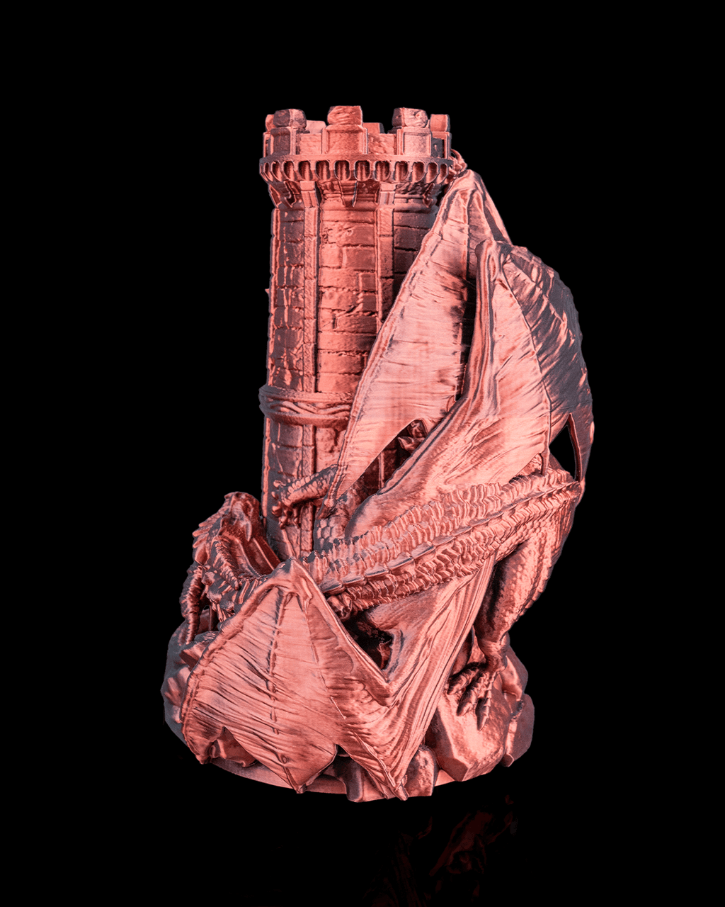 Twin Fate Dragon Dice Tower, finished example view 6