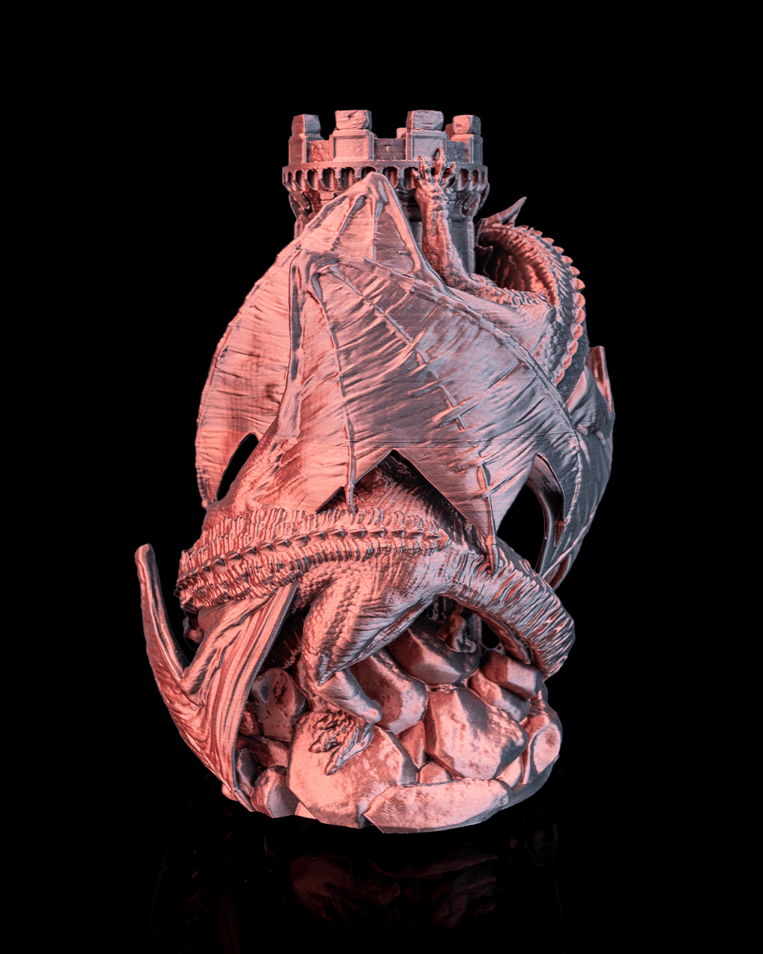 Twin Fate Dragon Dice Tower, finished example view 7