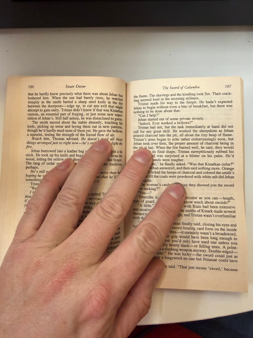 Actual copy of The Sword of Calandra: interior
