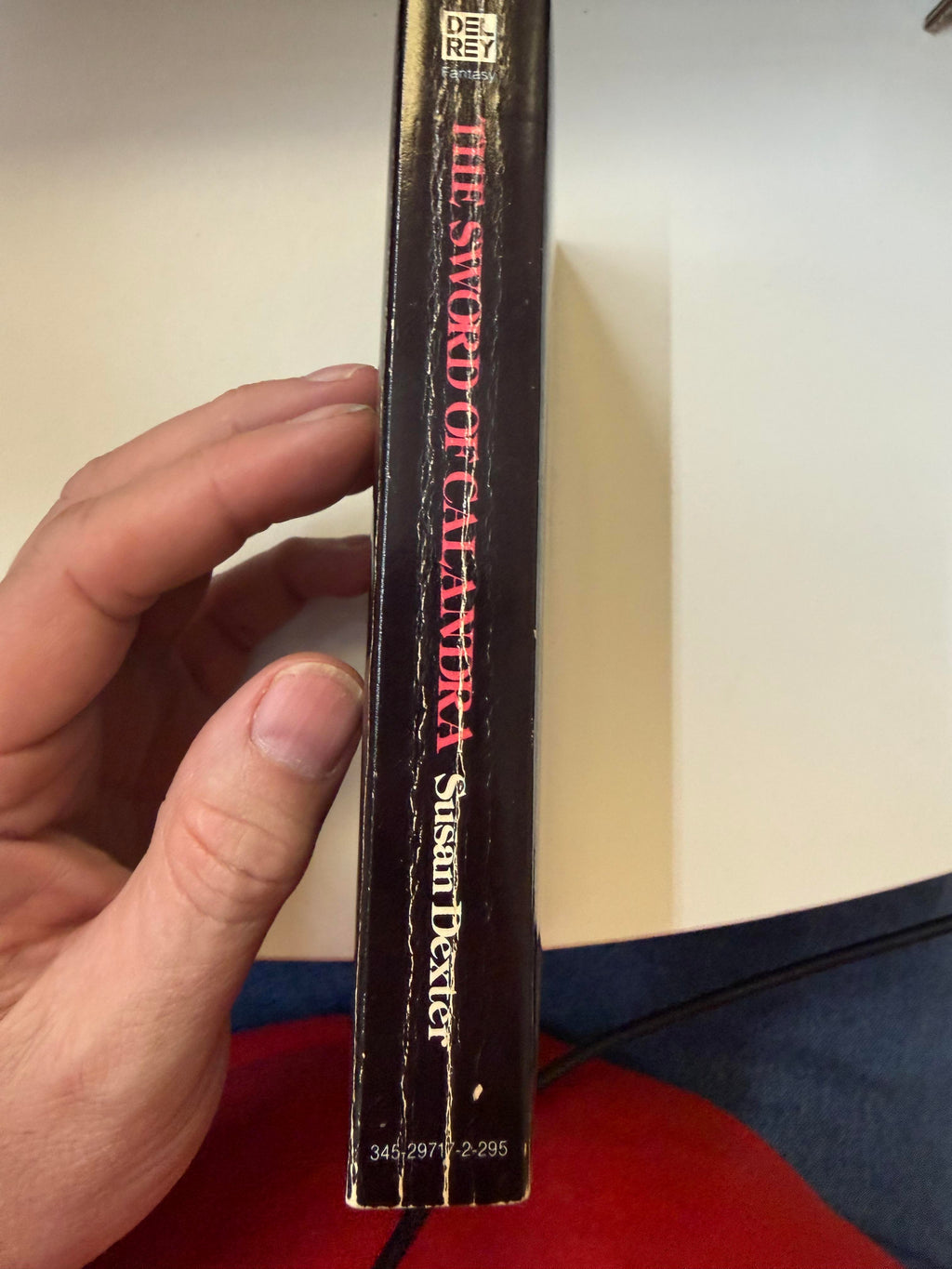 Actual copy of The Sword of Calandra: spine