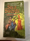 Actual front photo of Six of Swords