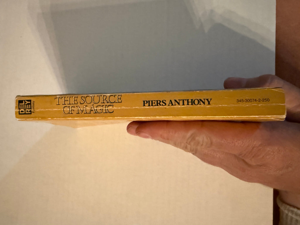 Actual spine photo of The Source of Magic