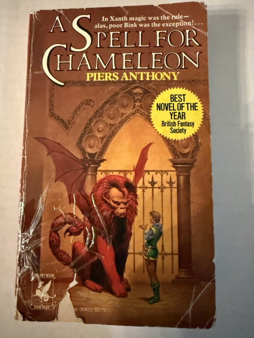 Actual front photo of A Spell for Chameleon