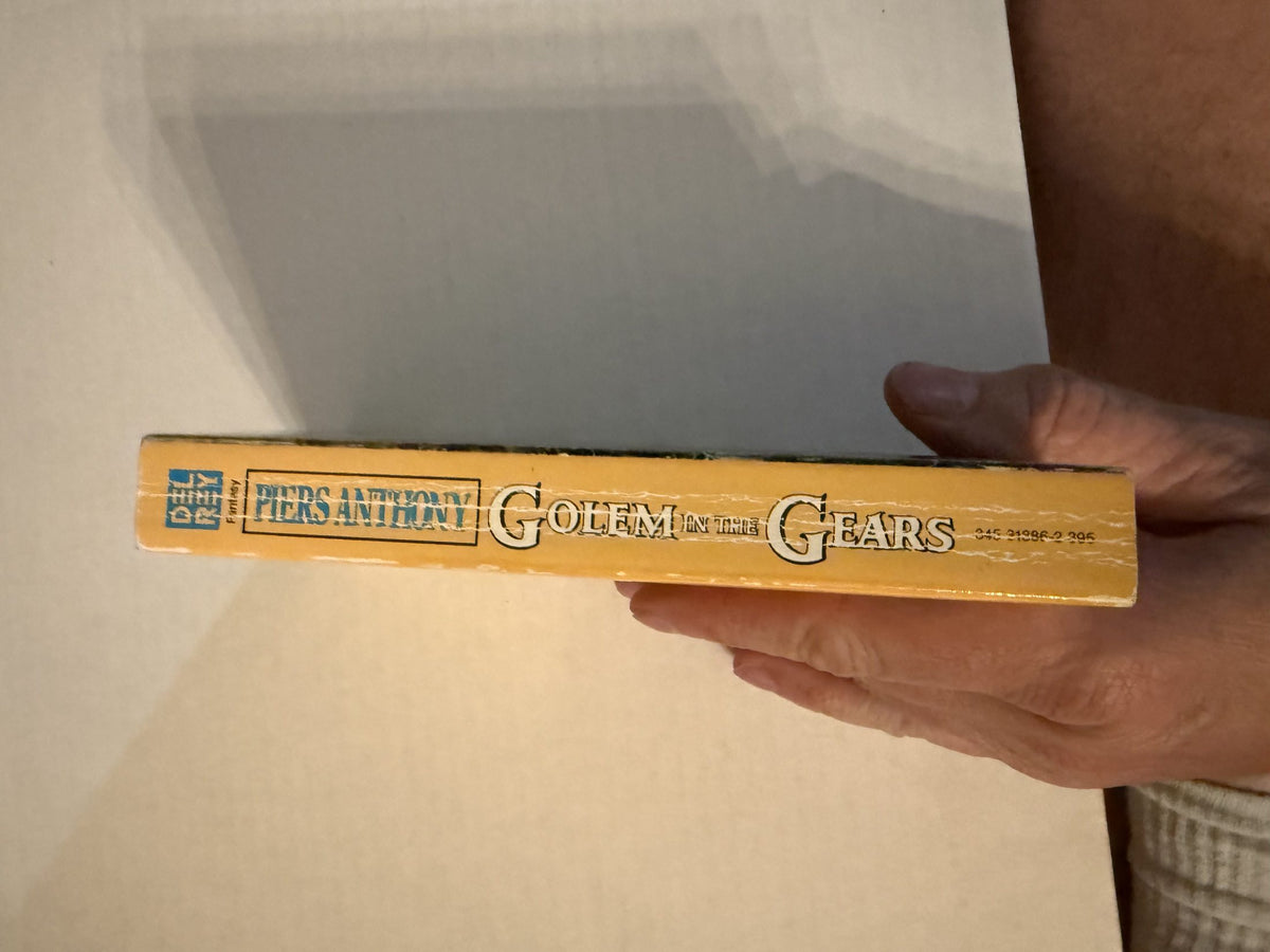 Actual spine photo of Golem in the Gears