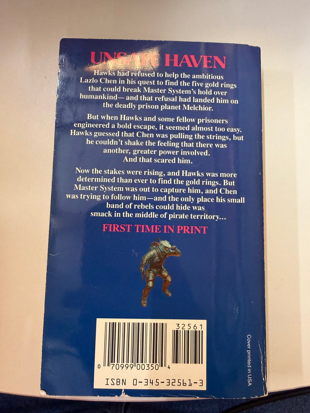 Actual copy of Pirates of the Thunder: back