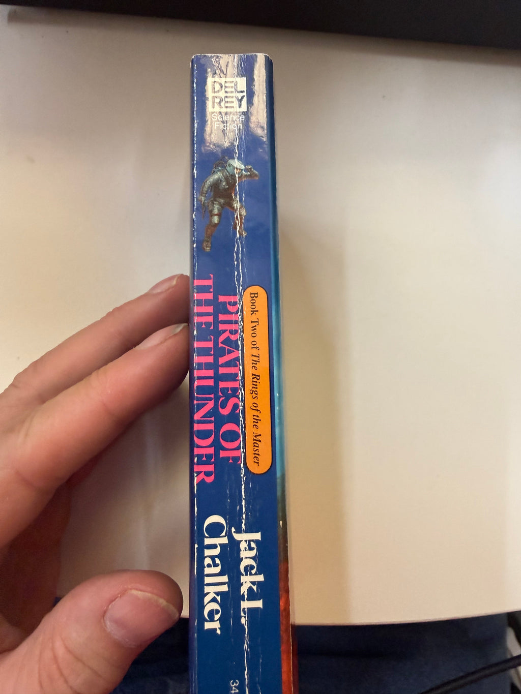 Actual copy of Pirates of the Thunder: spine