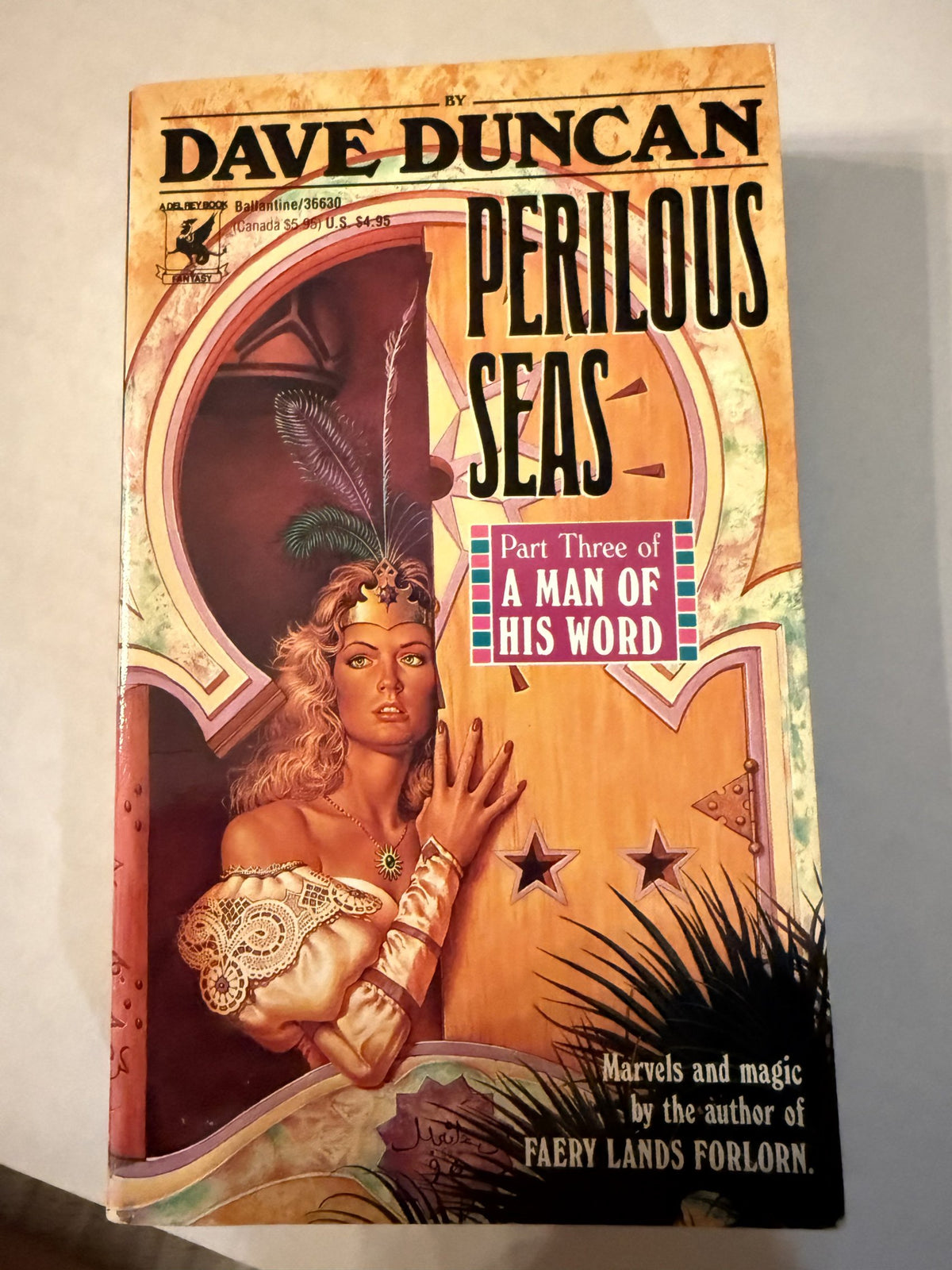 Actual front photograph of Perilous Seas