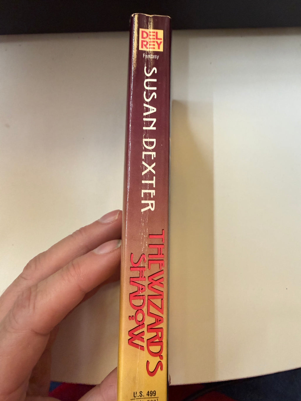 The Wizard's Shadow actual spine