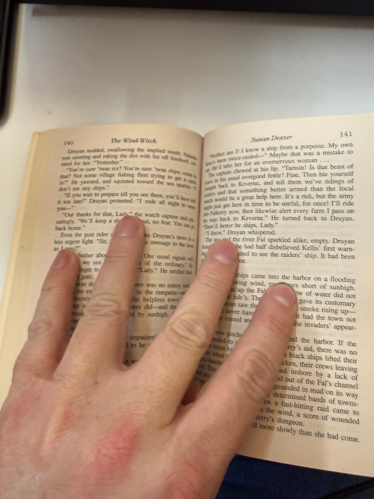 Actual copy of The Wind-Witch: interior