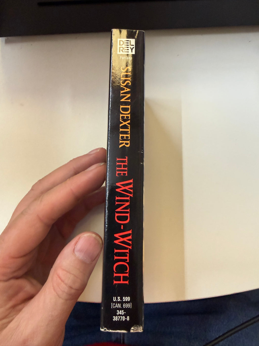 Actual copy of The Wind-Witch: spine