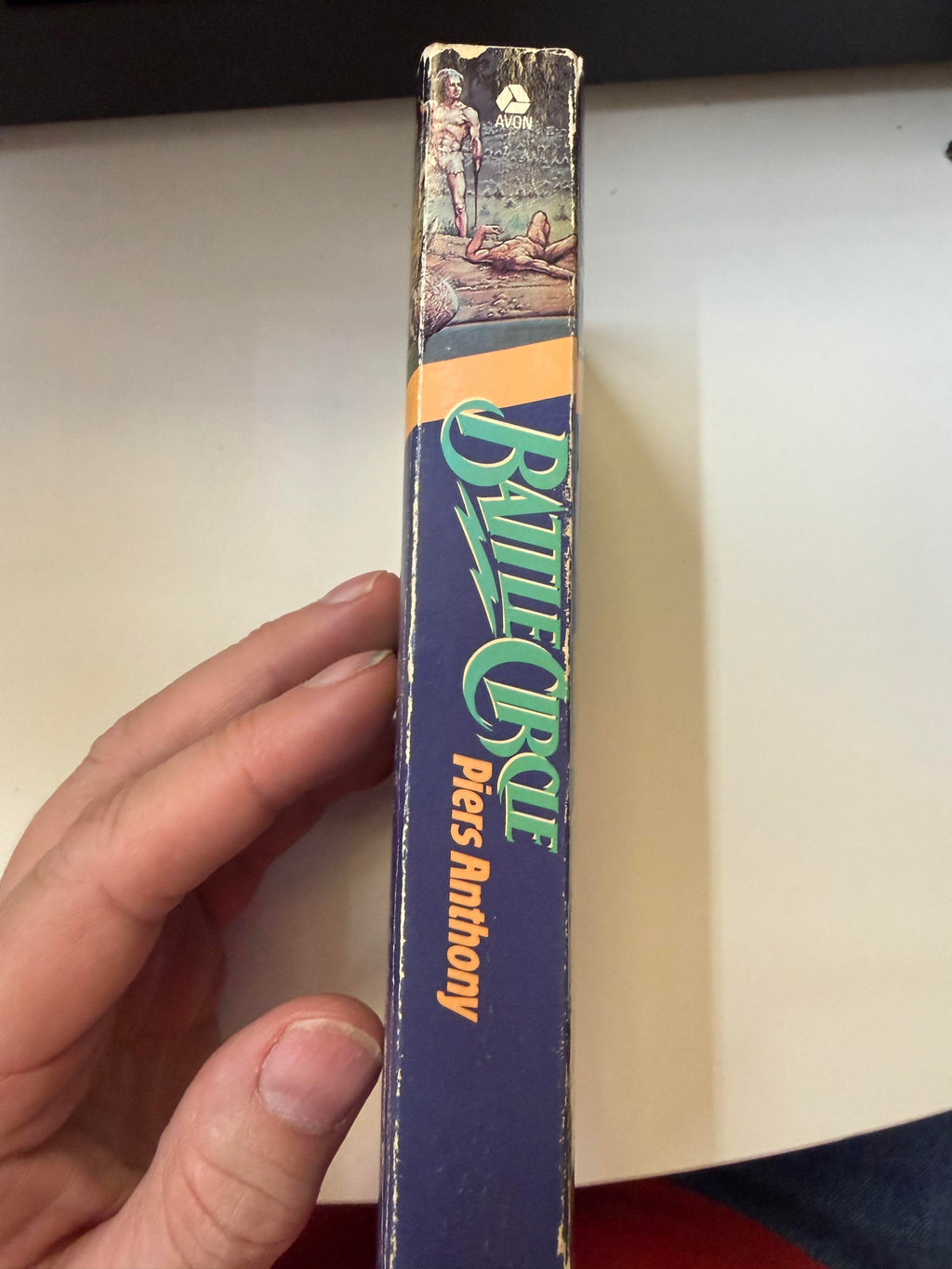 Actual spine photograph of Battle Circle