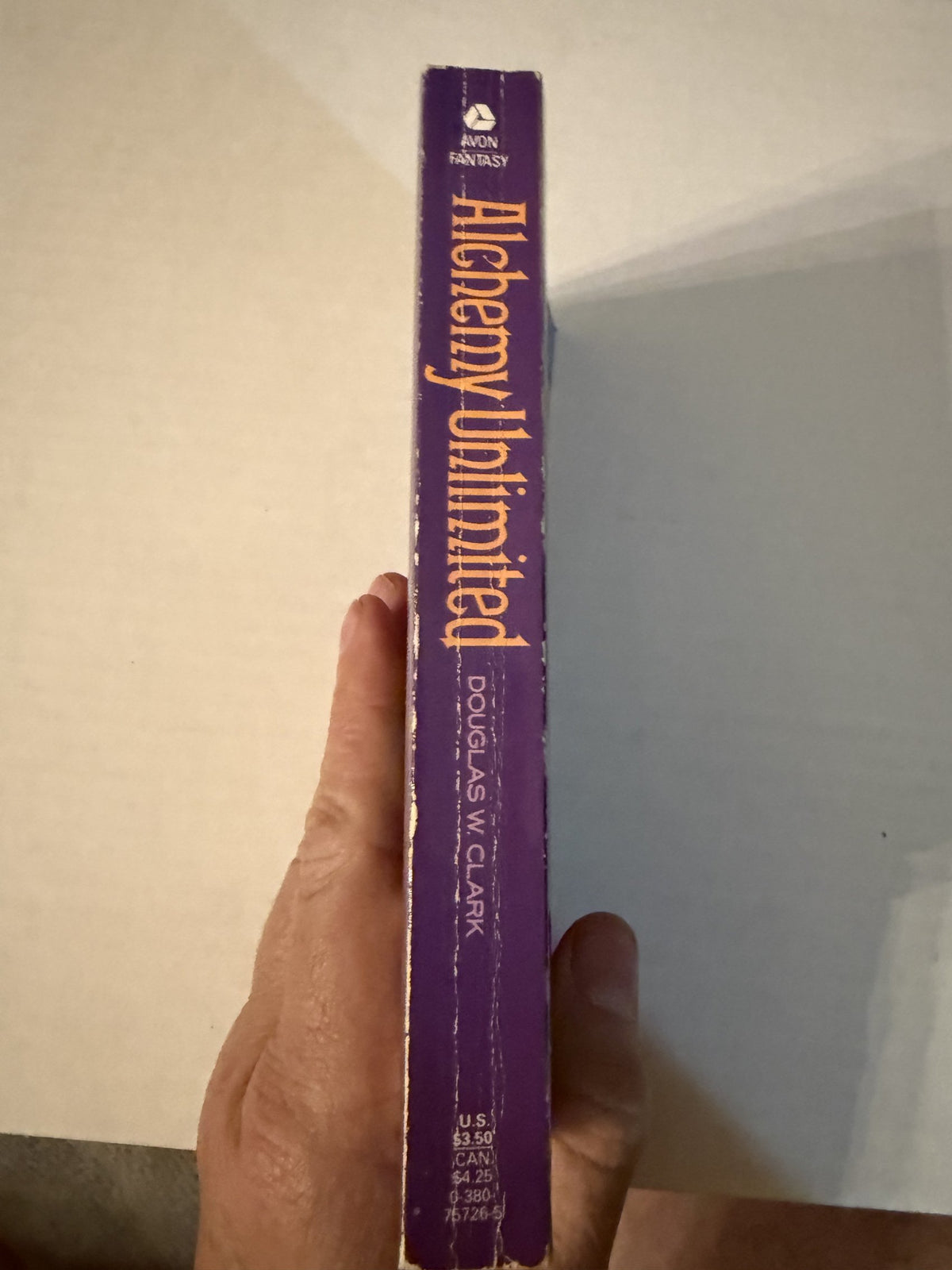 Actual spine photograph of Alchemy Unlimited